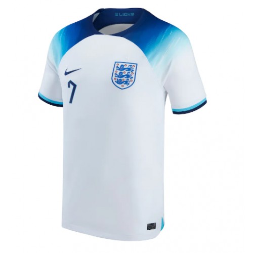 England Jack Grealish #7 Replica Home Shirt World Cup 2022 Short Sleeve